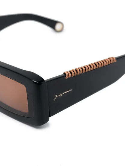 JACQUEMUS Black Les Lunettes 97 Sunglasses