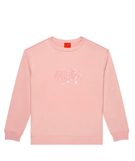 CAPTURE THE THRONE PINK WRAPPED SWEATSHIRT UK S/M