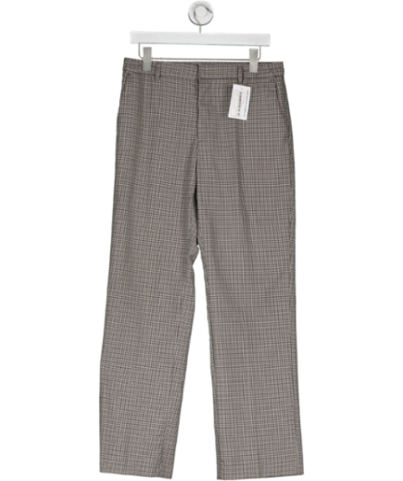 Asclo Black Houndstooth Suit Trousers UK L - 7514382926014_Front_kathywilliamsmarketing.png