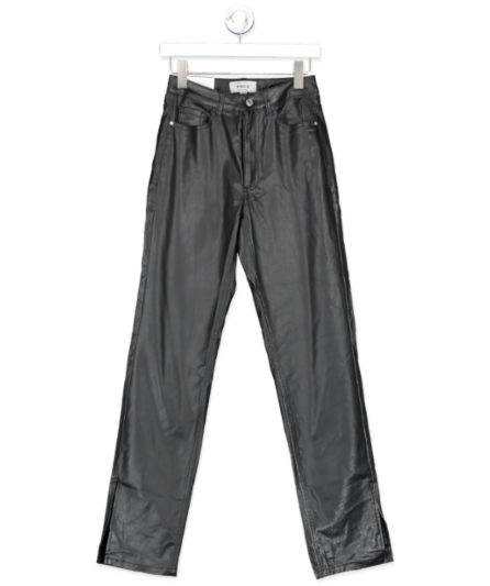 New Look Black Anica Long Straight Leg Trouser UK 6 - 7529542746302_Front_kathywilliamsmarketing.png