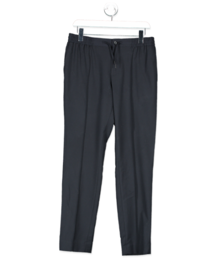 brandeberry Blue Drawstring Suit Trousers W32 - 7514432602302_Front_kathywilliamsmarketing.png